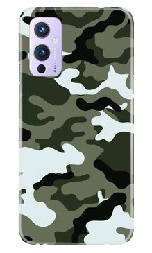 Army Camouflage Mobile Back Case for OnePlus 9  (Design - 108)