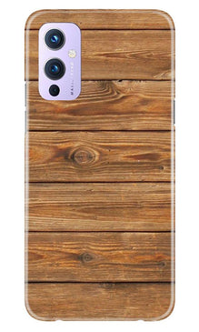 Wooden Look Mobile Back Case for OnePlus 9  (Design - 113)