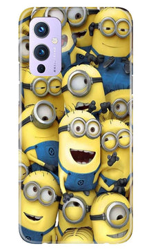 Minions Mobile Back Case for OnePlus 9  (Design - 127)