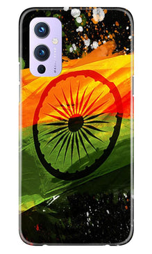 Indian Flag Mobile Back Case for OnePlus 9  (Design - 137)