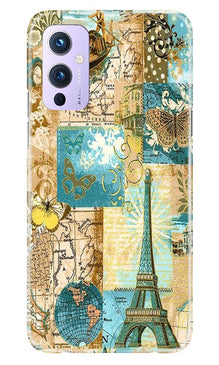 Travel Eiffel Tower Mobile Back Case for OnePlus 9 (Design - 206)