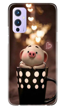 Cute Bunny Mobile Back Case for OnePlus 9 (Design - 213)