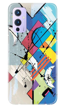 Modern Art Mobile Back Case for OnePlus 9 (Design - 235)