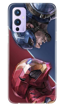 Ironman Captain America Mobile Back Case for OnePlus 9 (Design - 245)