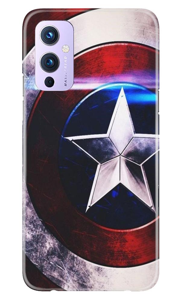 Captain America Shield Case for OnePlus 9 (Design No. 250)