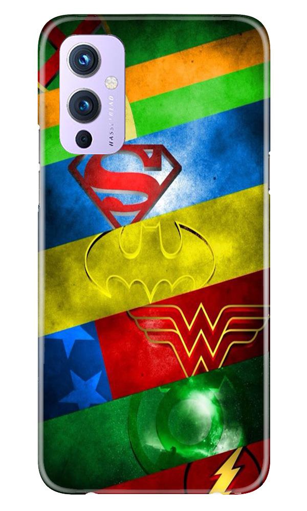 Superheros Logo Case for OnePlus 9 (Design No. 251)