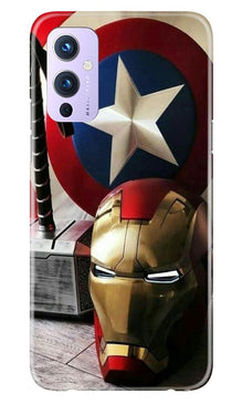 Ironman Captain America Mobile Back Case for OnePlus 9 (Design - 254)