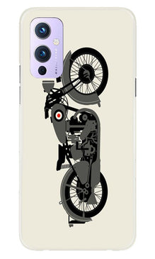 MotorCycle Mobile Back Case for OnePlus 9 (Design - 259)