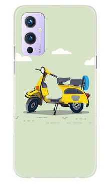 Vintage Scooter Mobile Back Case for OnePlus 9 (Design - 260)