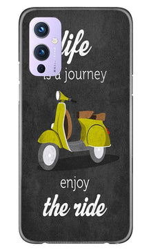 Life is a Journey Mobile Back Case for OnePlus 9 (Design - 261)