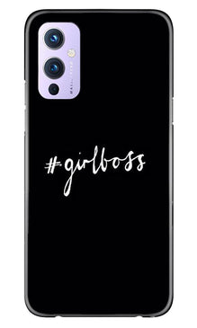 #GirlBoss Mobile Back Case for OnePlus 9 (Design - 266)