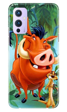 Timon and Pumbaa Mobile Back Case for OnePlus 9 (Design - 305)