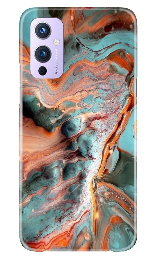 Marble Texture Mobile Back Case for OnePlus 9 (Design - 309)