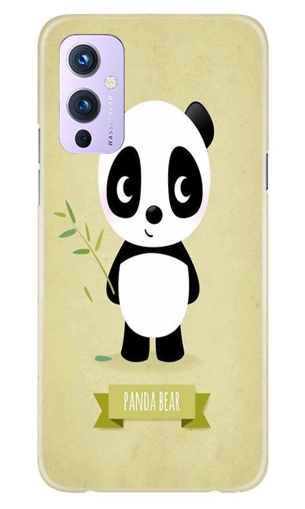 Panda Bear Mobile Back Case for OnePlus 9 (Design - 317)
