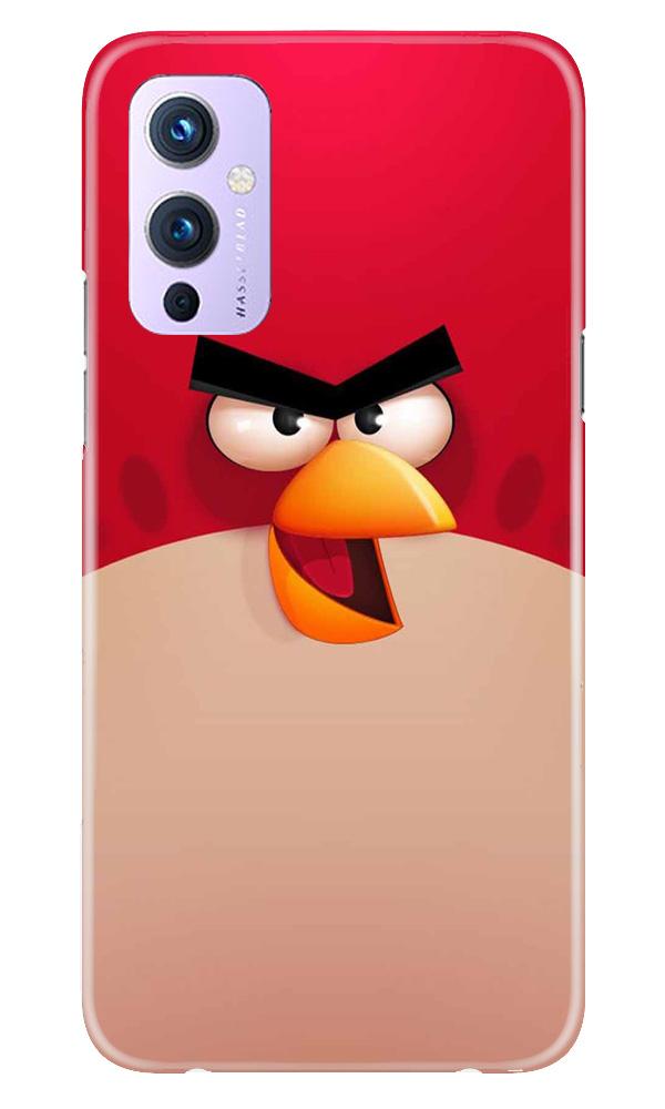 Angry Bird Red Mobile Back Case for OnePlus 9 (Design - 325)