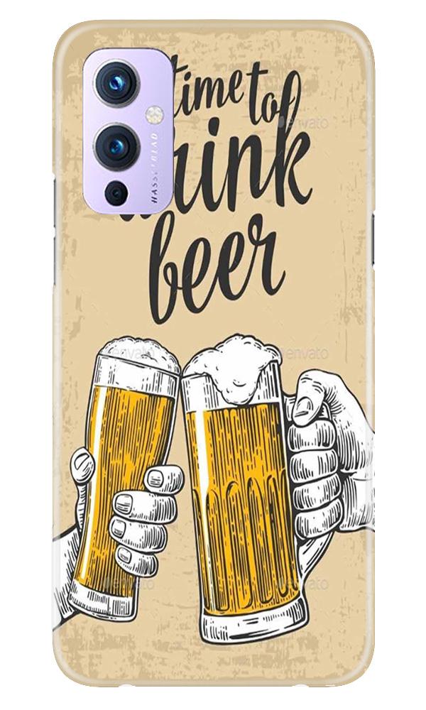 Drink Beer Mobile Back Case for OnePlus 9 (Design - 328)