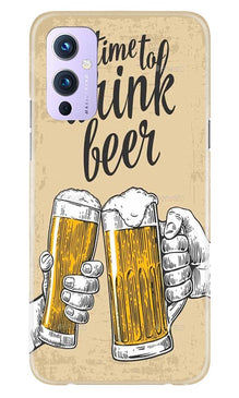 Drink Beer Mobile Back Case for OnePlus 9 (Design - 328)