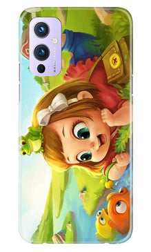 Baby Girl Mobile Back Case for OnePlus 9 (Design - 339)