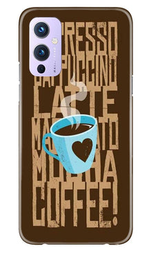 Love Coffee Mobile Back Case for OnePlus 9 (Design - 351)