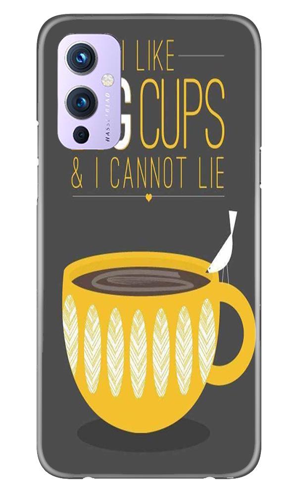 Big Cups Coffee Mobile Back Case for OnePlus 9 (Design - 352)