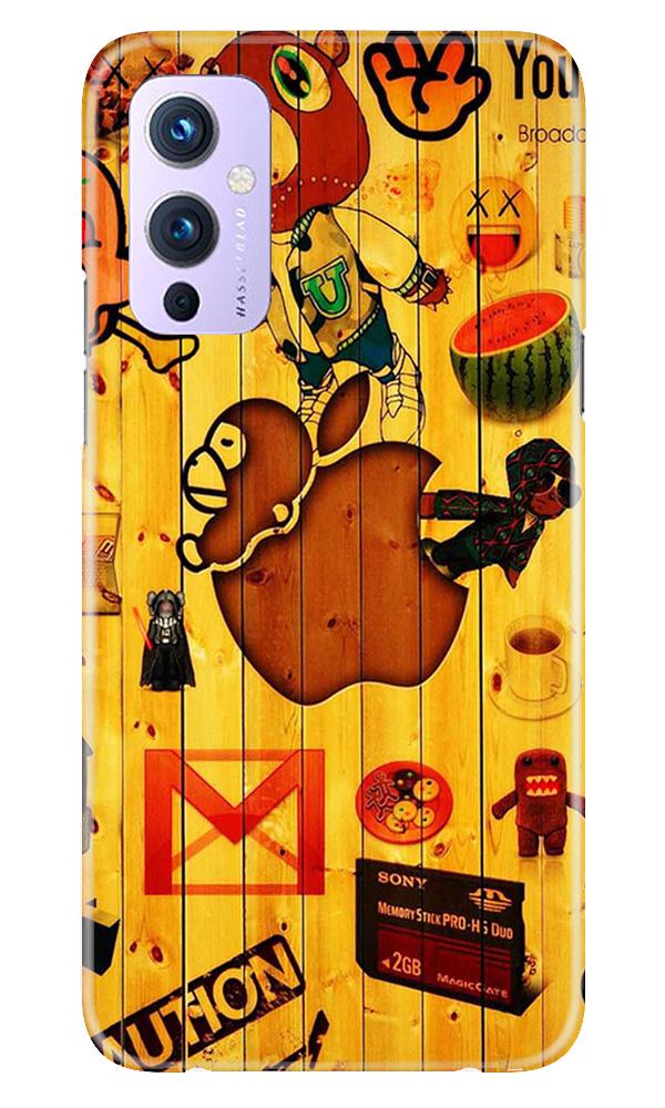 Wooden Texture Mobile Back Case for OnePlus 9 (Design - 367)
