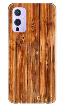 Wooden Texture Mobile Back Case for OnePlus 9 (Design - 376)