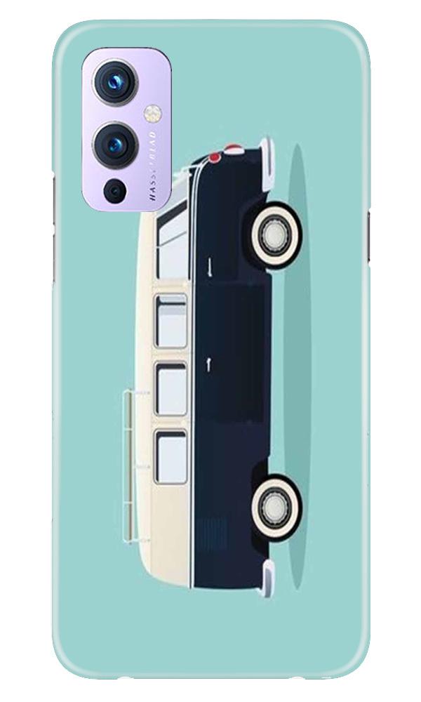 Travel Bus Mobile Back Case for OnePlus 9 (Design - 379)
