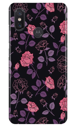 Rose Pattern Case for Moto One Power