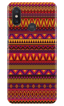 Zigzag line pattern2 Case for Moto One Power