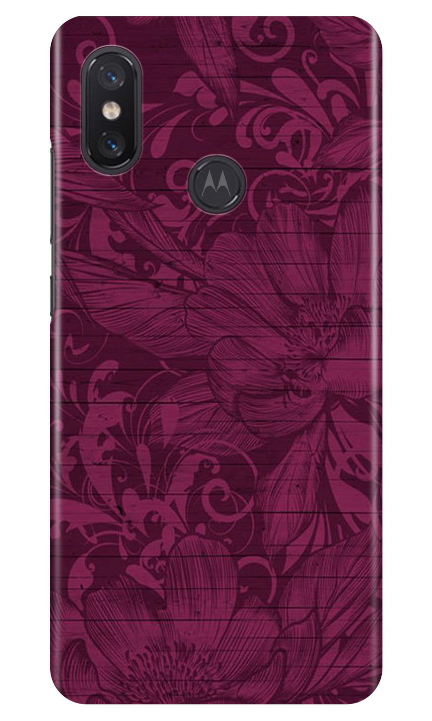 Purple Backround Case for Moto One Power