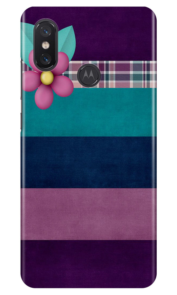 Purple Blue Case for Moto One Power