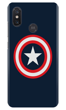 Captain America Case for Moto One Power