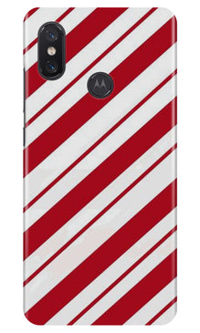 Red White Case for Moto One Power