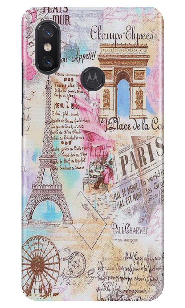 Paris Eiftel Tower Case for Moto One Power