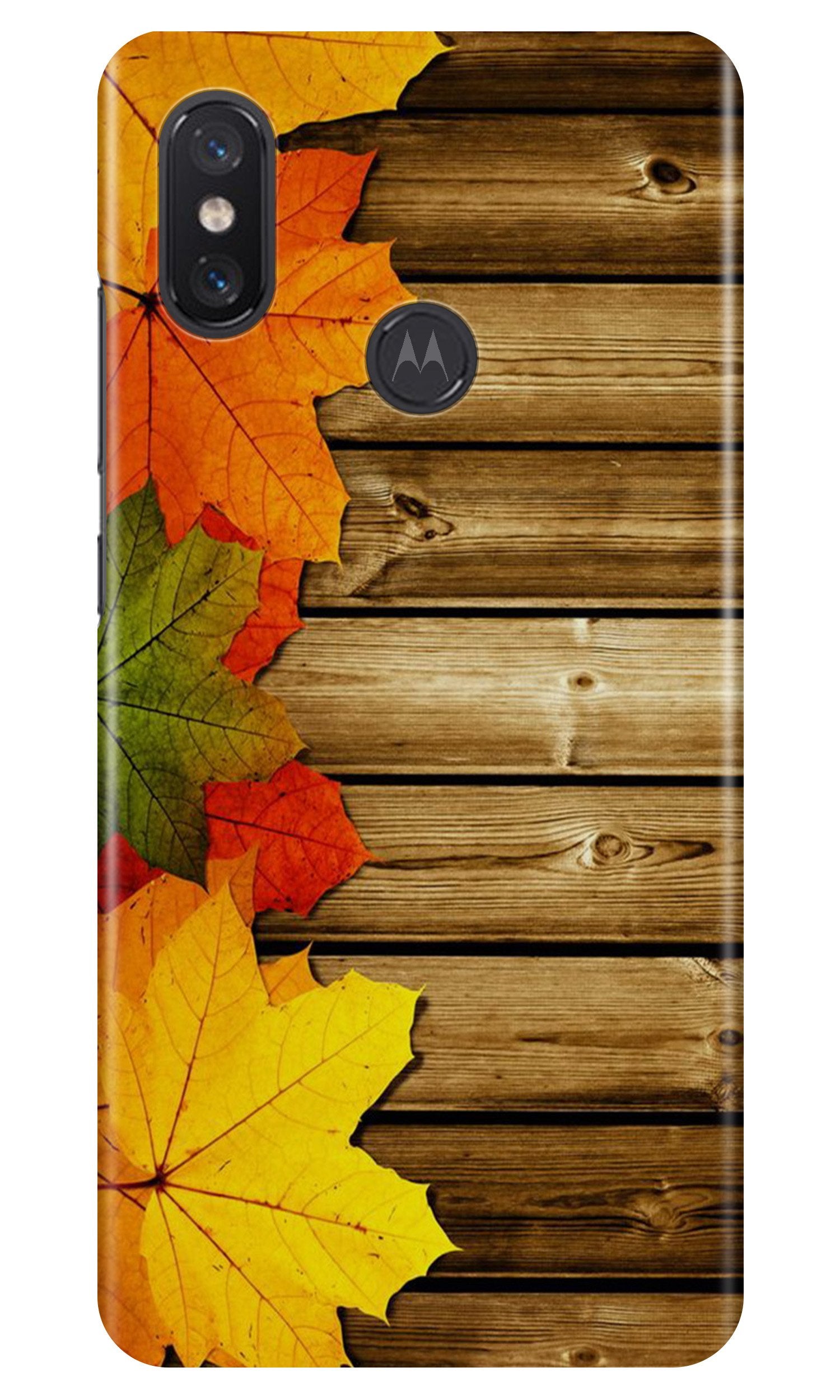 Wooden look Case for Moto One Power