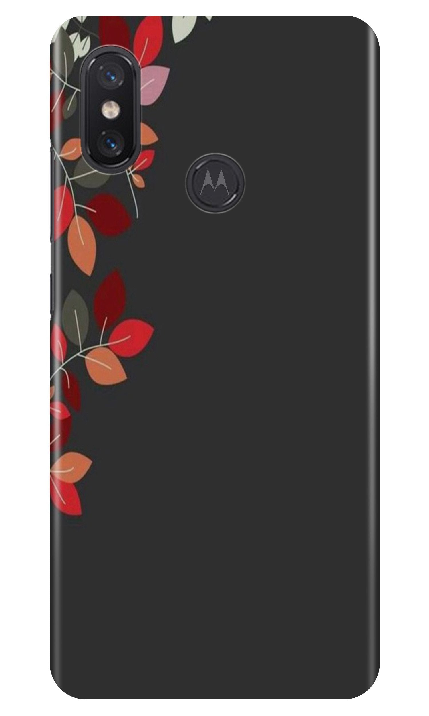 Grey Background Case for Moto One Power