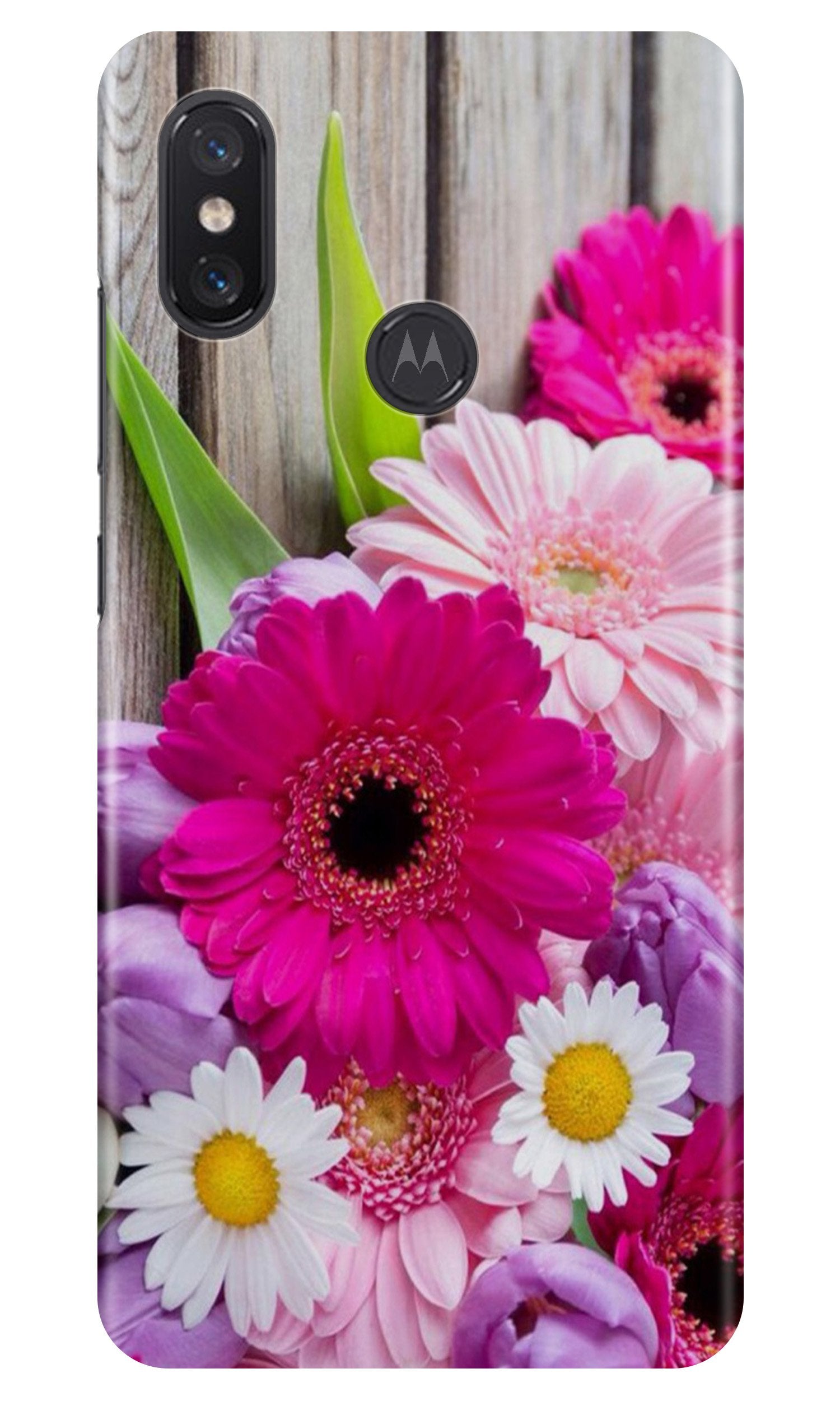 Coloful Daisy Case for Moto One Power