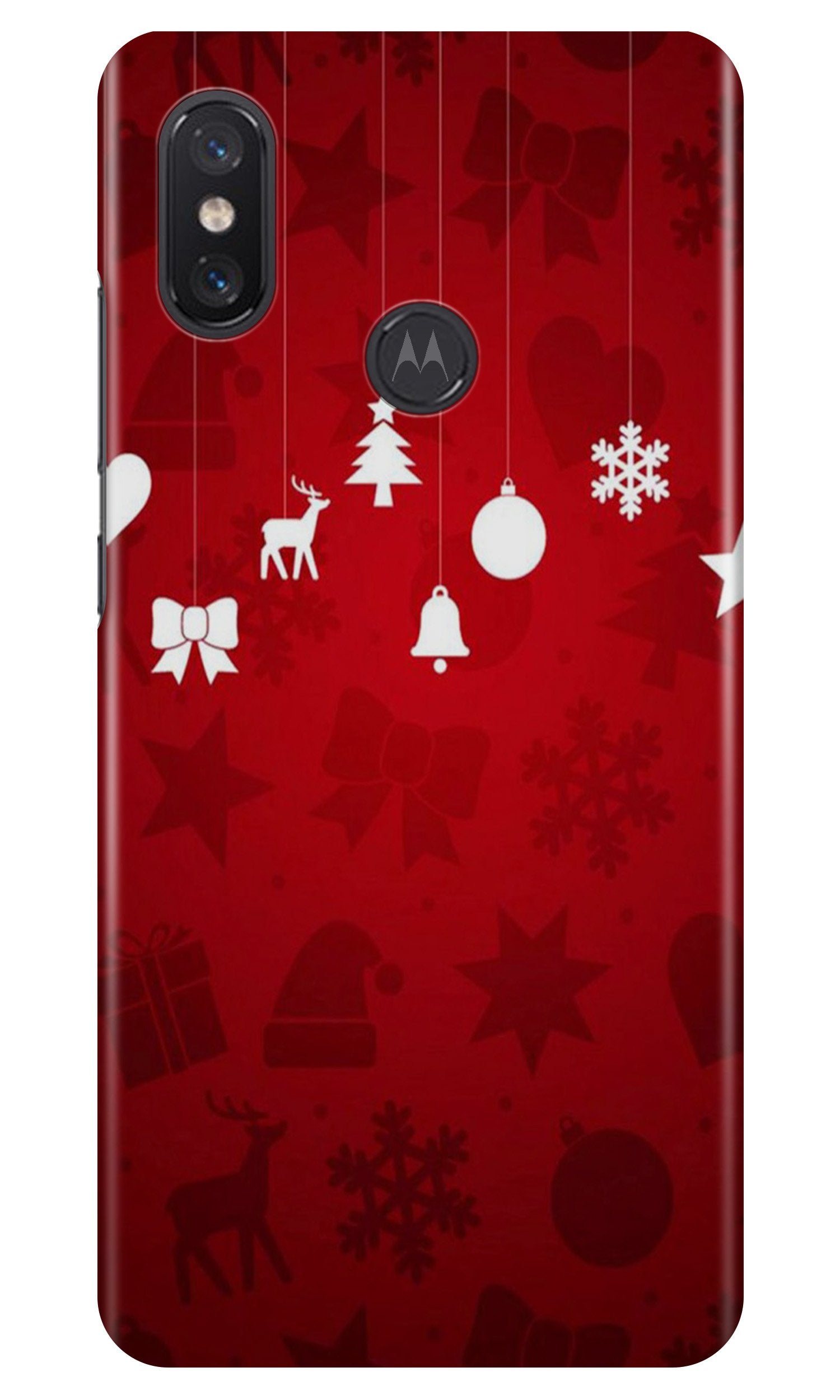 Christmas Case for Moto One Power