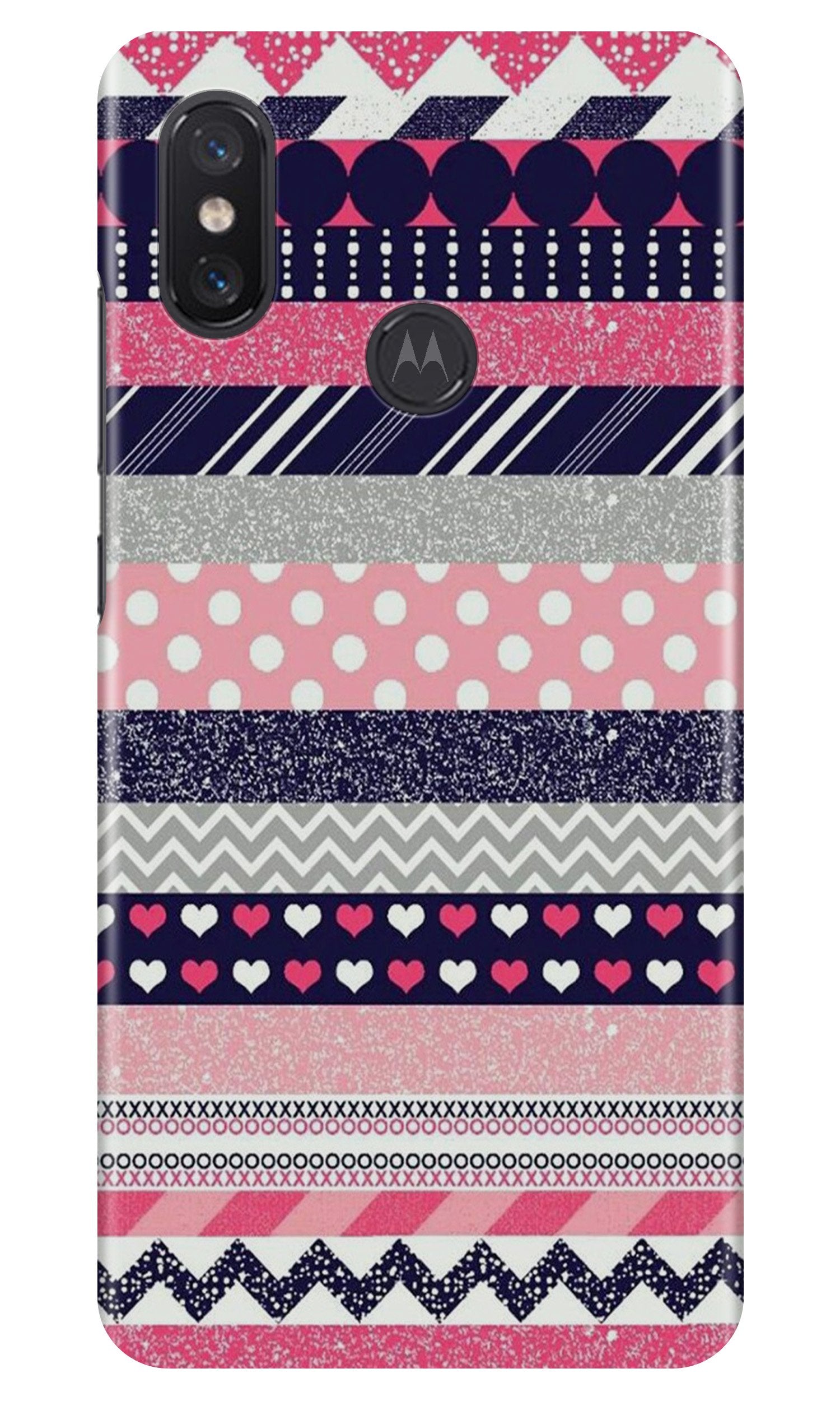 Pattern Case for Moto One Power