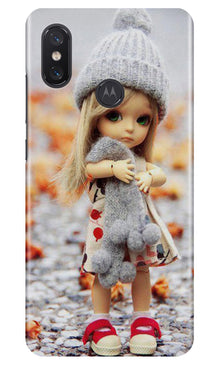 Cute Doll Case for Moto One Power