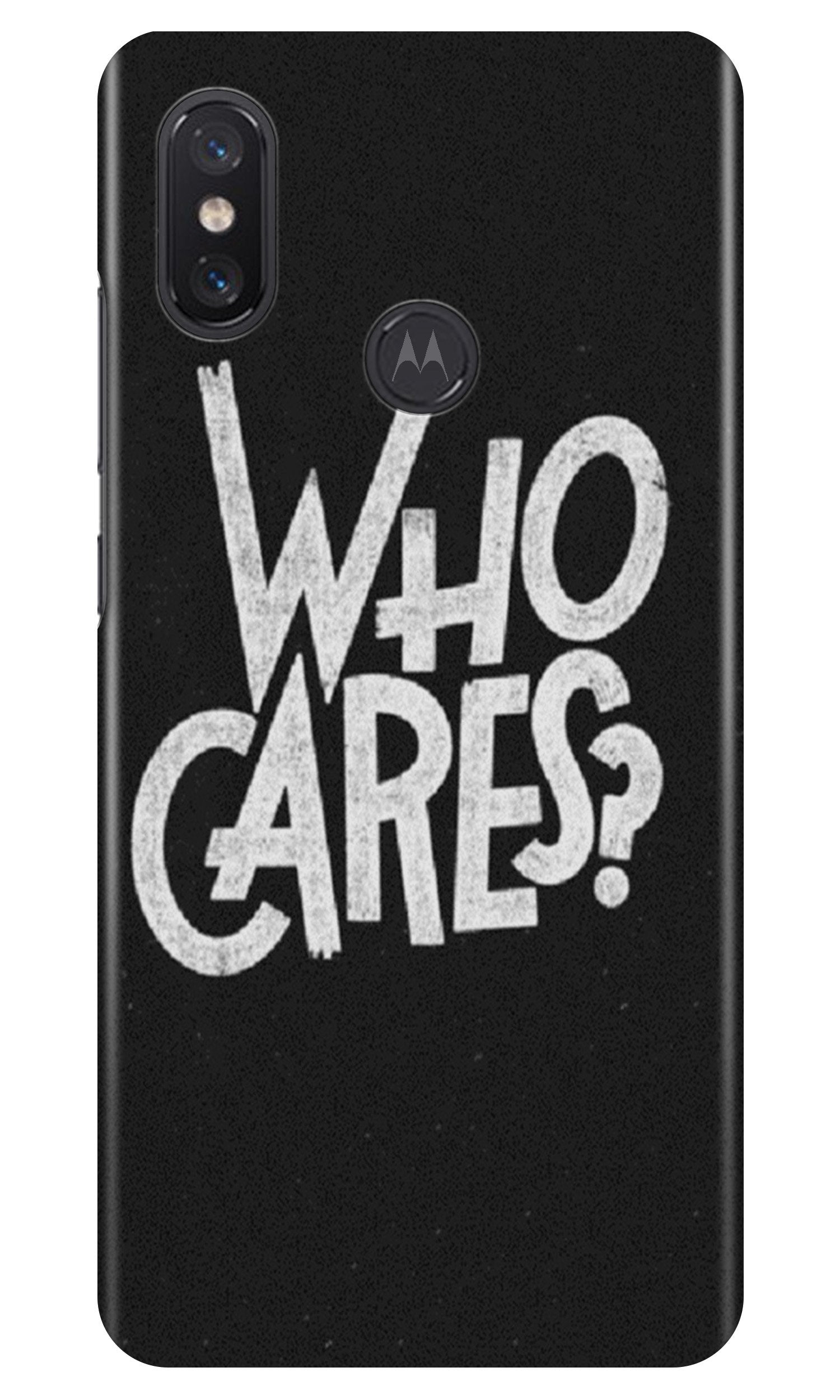 Who Cares Case for Moto One Power