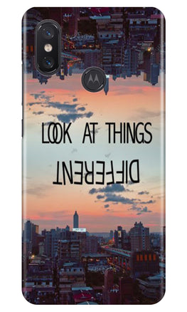 Look at things different Case for Moto One Power