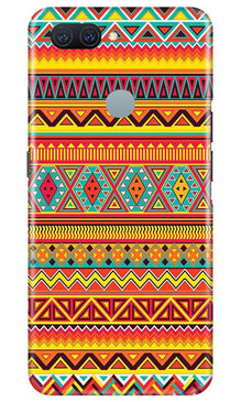 Zigzag line pattern Mobile Back Case for Oppo A11K (Design - 4)