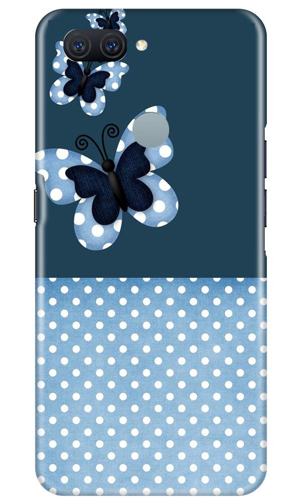 White dots Butterfly Case for Oppo A11K