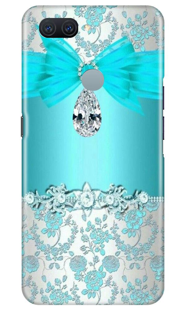 Shinny Blue Background Case for Oppo A11K