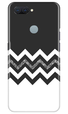 Black white Pattern2Mobile Back Case for Oppo A11K (Design - 83)