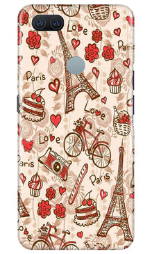 Love Paris Mobile Back Case for Oppo A11K  (Design - 103)