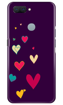 Purple Background Mobile Back Case for Oppo A11K  (Design - 107)