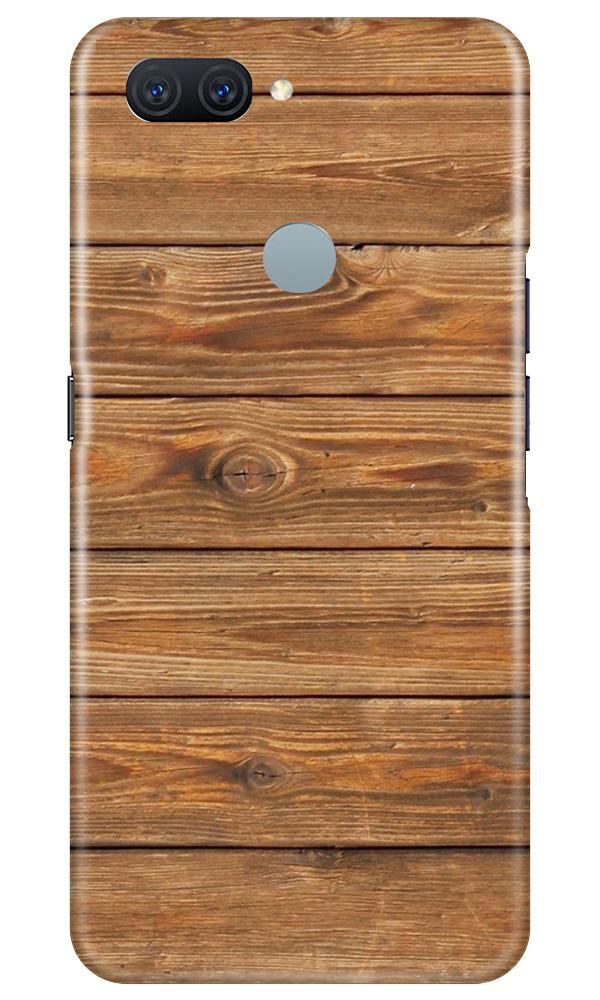 Wooden Look Case for Oppo A11K  (Design - 113)