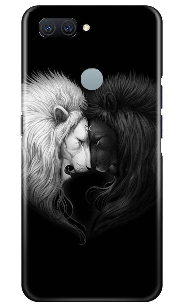 Dark White Lion Case for Oppo A11K(Design - 140)